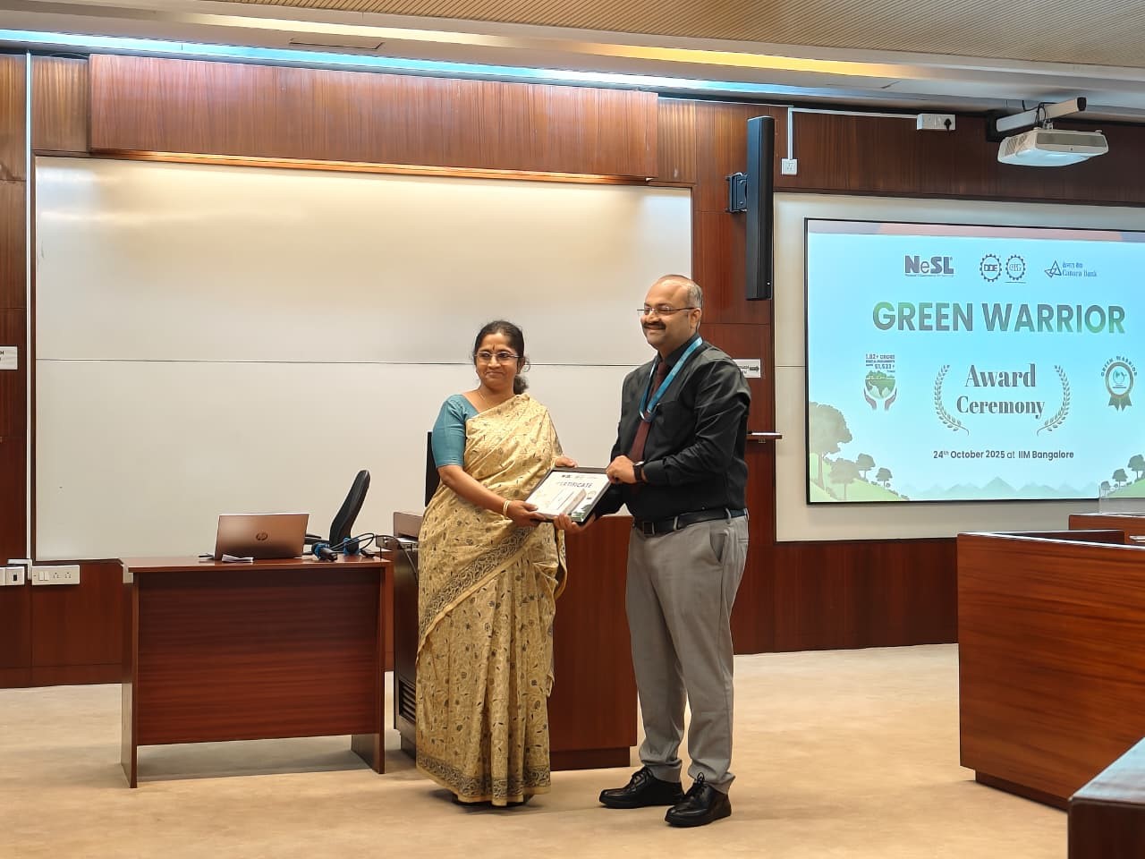 Green Warrior award